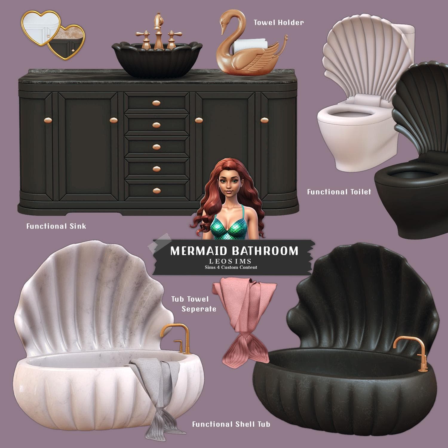Ванная комната Mermaid Bathroom